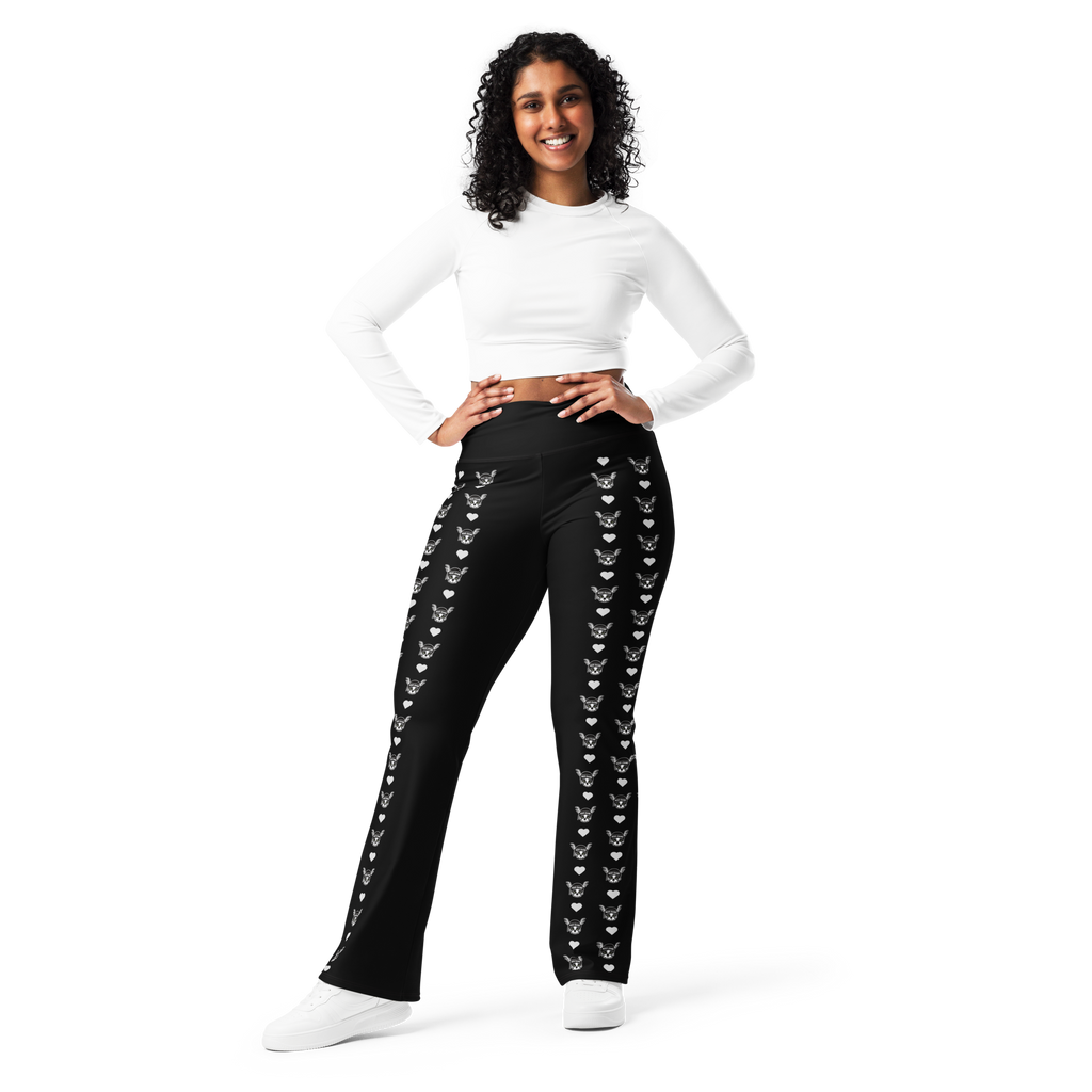This Ass Belongs to Mad Dawg Flare Leggings