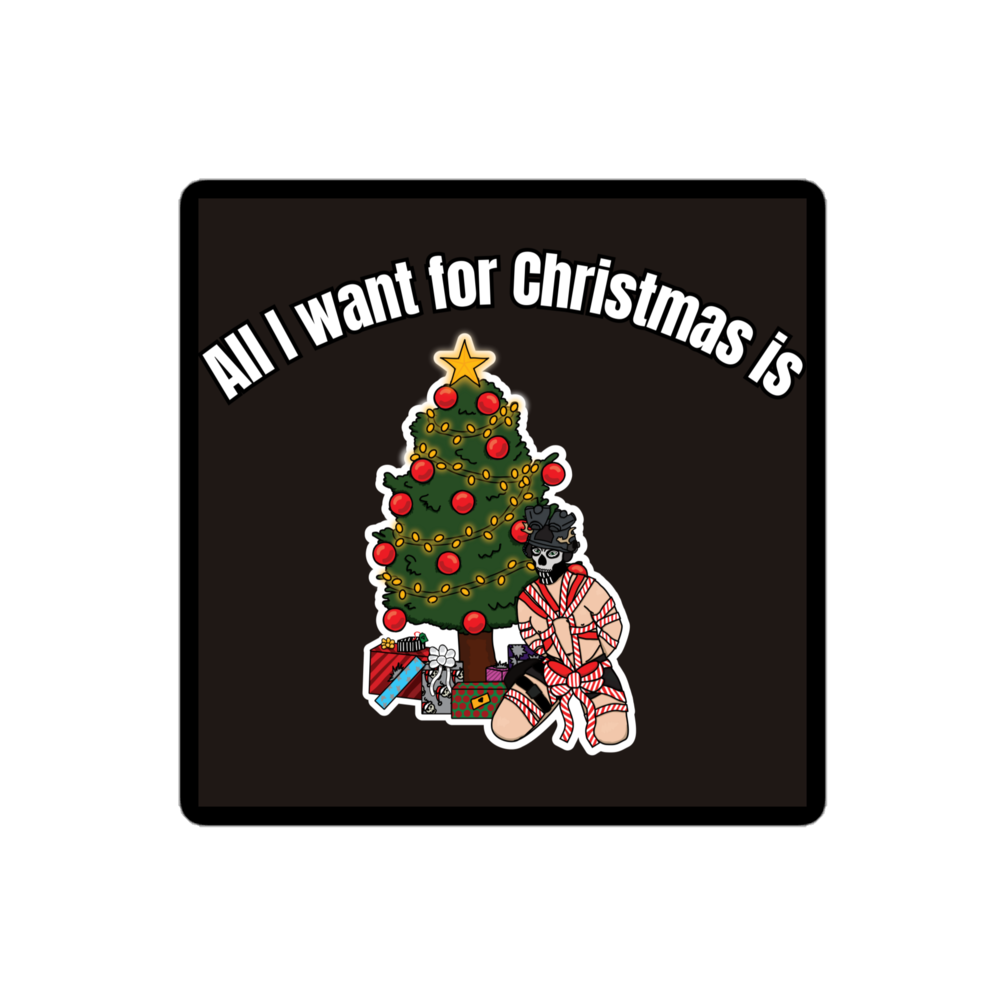 All I want for Xmas is a Masked Man Stickers