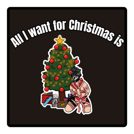 All I want for Xmas is a Masked Man Stickers